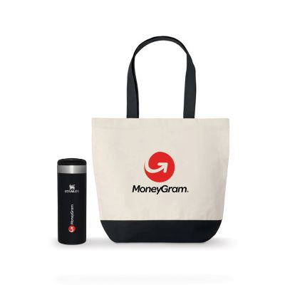 Canvas Tote W/ Stanley Tumbler