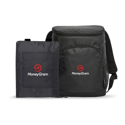 Cooler Backpack W/ Stadium Blanket