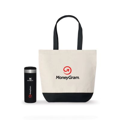Canvas Tote W/ Stanley Tumbler